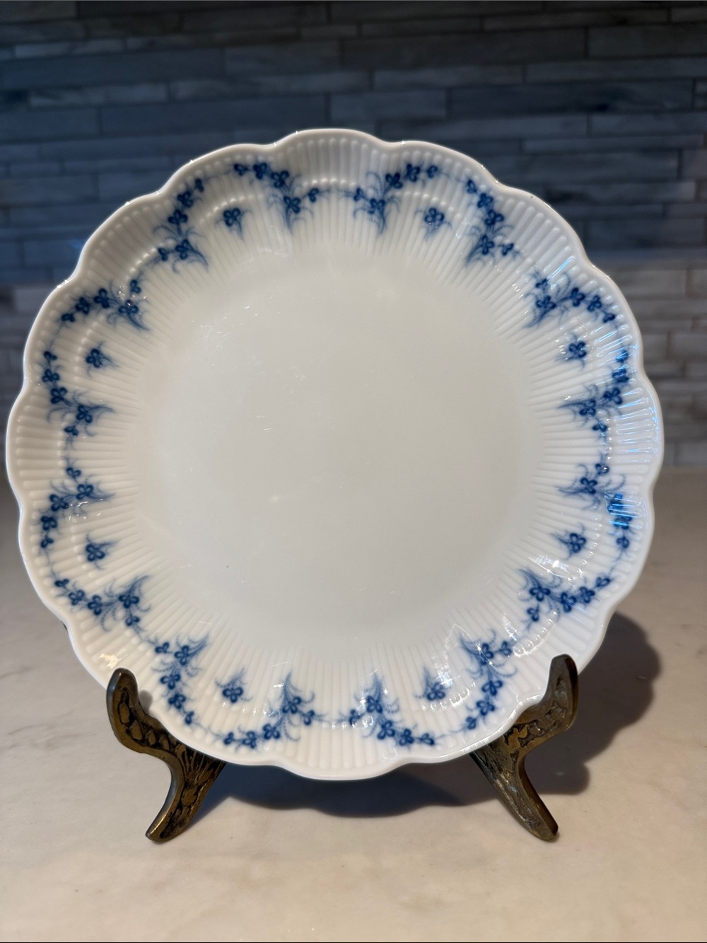 Vintage German Kaiser Romantica Festival Bread & Butter Dessert Plate
